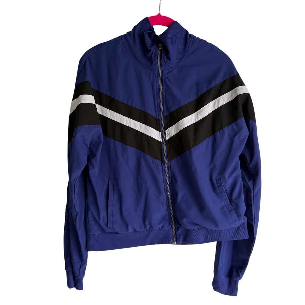 FABLETICS Augustus Chevron Full Zip Ladies Retro-Inspired Track Jacket, XL